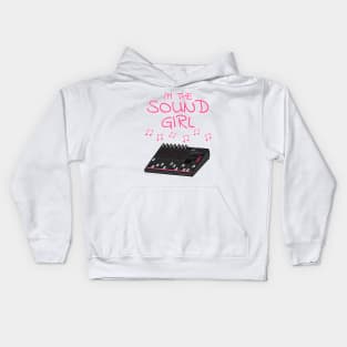 I'm The Sound Girl, Female Sound Engineer Kids Hoodie